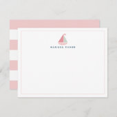 Lighthouse roze Stationery Note Kaart Notitiekaartje (Voorkant / Achterkant)