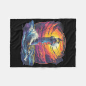 Lighthouse Sailing Sea Beach Boating Seaside House Fleece Deken (Voorkant (Horizontaal))
