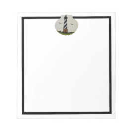 Lighthouse Scallop Shell Notitieblok