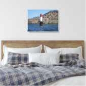 Lighthouse Scene Canvas Afdruk (Insitu (Slaapkamer))