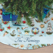 Lighthouse Scheepvaart Nautical KerstOcean Name Kerstboom Rok