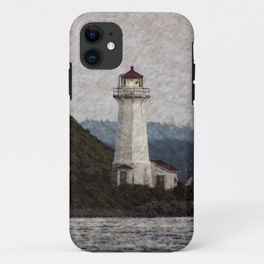 Lighthouse Schilderachtig Art telefoonhoesjes Case-Mate iPhone Case (Achterkant)