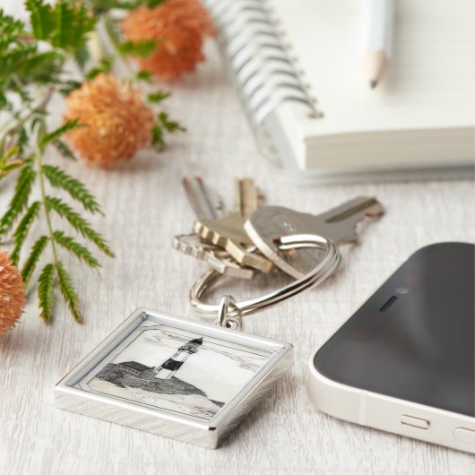 Lighthouse Scrimshaw Sleutelhanger (Zijkant)