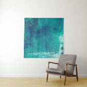 Lighthouse & Seagulls – Waterverf Ocean Scene Wandkleed (In situ)