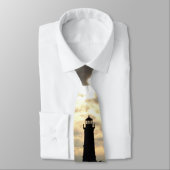 Lighthouse Silhouette Stropdas (Gebonden)