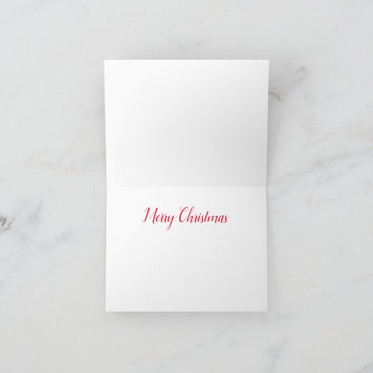 Lighthouse Snowglobe Christmas Holiday Card Bedankkaart (Binnen)