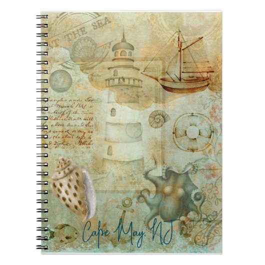 Lighthouse Spiral Journal/Gastenboek Notitieboek (Voorkant)