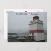 Lighthouse Stanley Park Vancouver Canada Briefkaart (Voorkant / Achterkant)