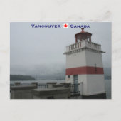 Lighthouse Stanley Park Vancouver Canada Briefkaart (Voorkant)