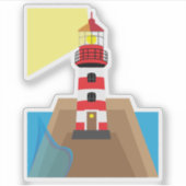 Lighthouse Sticker (Voorkant)