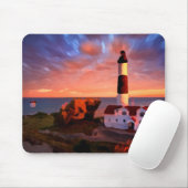 lighthouse sunrise mousepad muismat (Met muis)