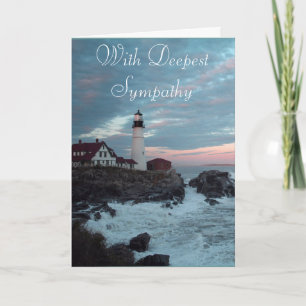 Lighthouse Sympathy-kaart Kaart