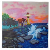 Lighthouse Tegeltje (Voorkant)