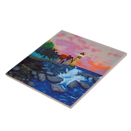 Lighthouse Tegeltje (Zijkant)