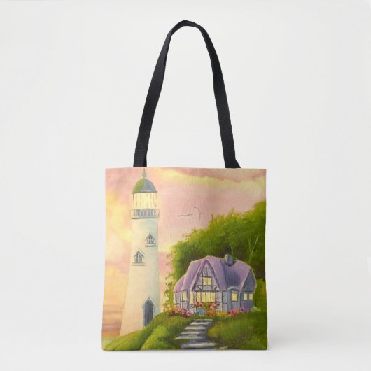Lighthouse Tote Bag (Voorkant)