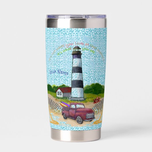 Lighthouse Truck Choice   Geïsoleerde Drinkbeker (Voorkant)