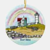 Lighthouse Vertrouw de Timing ornament  (Voorkant)