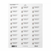 Lighthouse Village Retourlabel Etiket (Full Sheet)