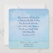 Lighthouse Vow Renewal Invite Kaart (Achterkant)