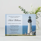 Lighthouse Vrijgezellenfeest Kaart (Staand voorkant)