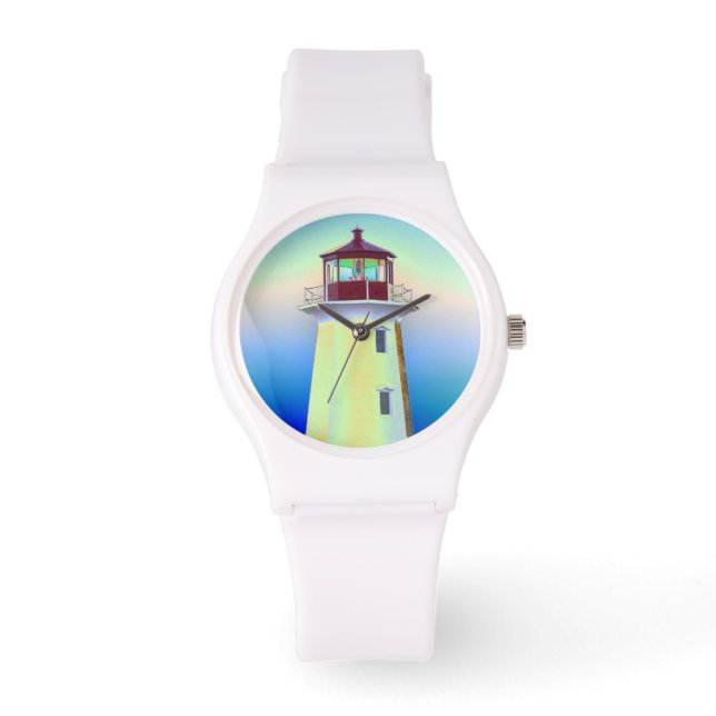 Lighthouse Watch Peggy's Cove Lighthouse Route Horloge (Voorkant)