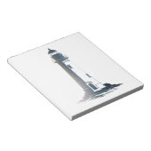 Lighthouse Zee Illustratie Silhouette Stijl Notitieblok (Schuin)