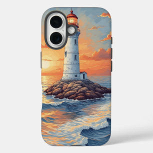 Lighthouse Zee Landschap iPhone / iPad hoes