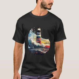 Lighthouse Zee World Ocean Beauty Discovery Reizen T-shirt