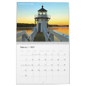 LighthouseGuy.com 2014 Maine Lighthouse Calendar Kalender (Feb 2027)