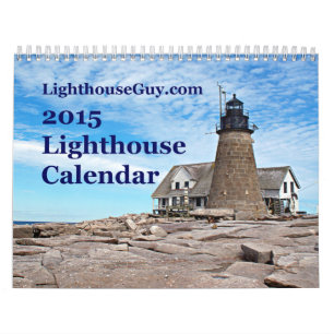 LighthouseGuy.com 2015 Lighthouse Calendar Kalender