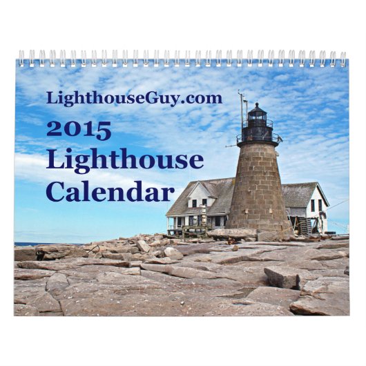 LighthouseGuy.com 2015 Lighthouse Calendar Kalender (Hoes)