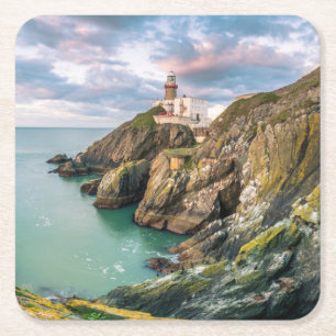 Lighthouses Baily Lighthouse Dublin, Ierland Kartonnen Onderzetters