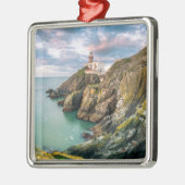 Lighthouses Baily Lighthouse Dublin, Ierland Metalen Ornament (Links)