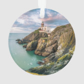 Lighthouses Baily Lighthouse Dublin, Ierland Ornament (achterkant)