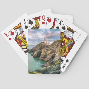 Lighthouses Baily Lighthouse Dublin, Ierland Pokerkaarten