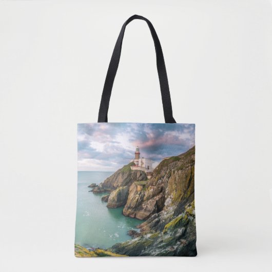Lighthouses Baily Lighthouse Dublin, Ierland Tote Bag (Voorkant)