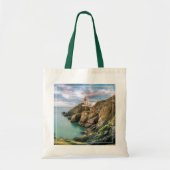 Lighthouses Baily Lighthouse Dublin, Ierland Tote Bag (Voorkant)