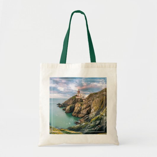 Lighthouses Baily Lighthouse Dublin, Ierland Tote Bag (Voorkant)
