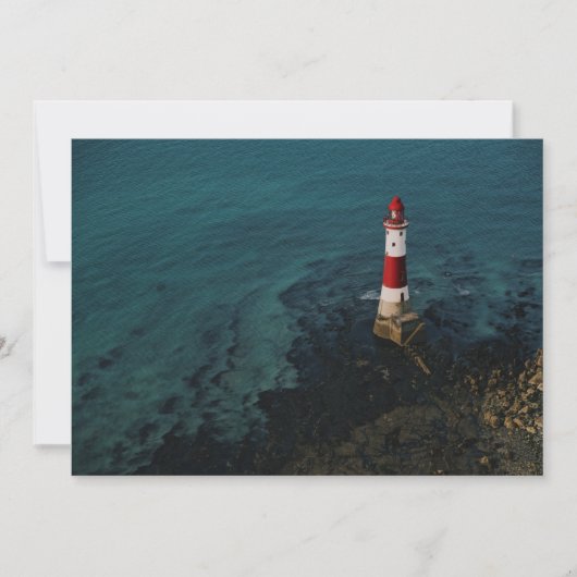 Lighthouses | Beachy Head Lighthouse England Bedankkaart (Voorkant)