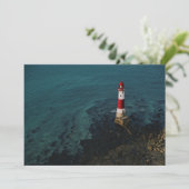 Lighthouses | Beachy Head Lighthouse England Bedankkaart (Staand voorkant)