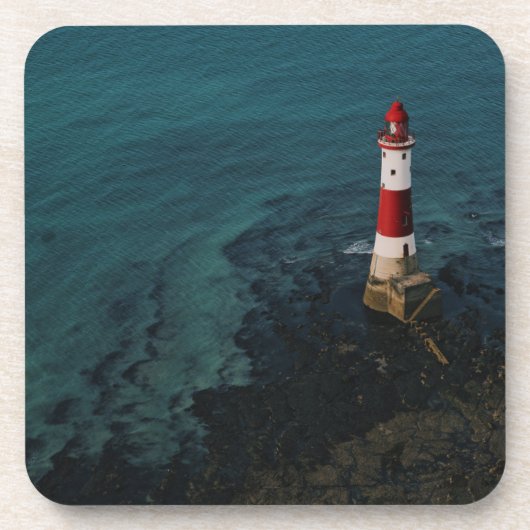 Lighthouses | Beachy Head Lighthouse England Bier Onderzetter (Voorkant)