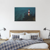 Lighthouses | Beachy Head Lighthouse England Canvas Afdruk (Insitu (Slaapkamer))