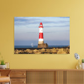 Lighthouses | Beachy Head Lighthouse England Canvas Afdruk (Insitu (Woonkamer))