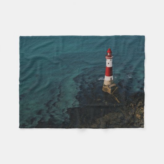 Lighthouses | Beachy Head Lighthouse England Fleece Deken (Voorkant (Horizontaal))