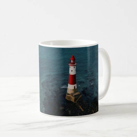 Lighthouses | Beachy Head Lighthouse England Koffiemok (Voorkant rechts)