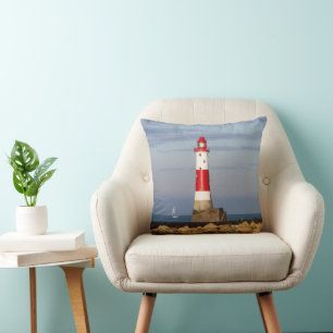 Lighthouses Beachy Head Lighthouse England Kussen