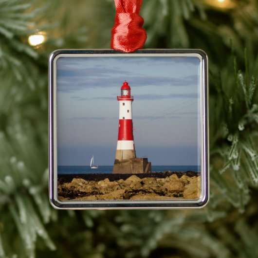 Lighthouses | Beachy Head Lighthouse England Metalen Ornament (Boom)
