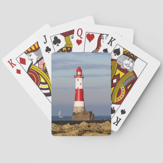 Lighthouses | Beachy Head Lighthouse England Pokerkaarten (Achterkant)
