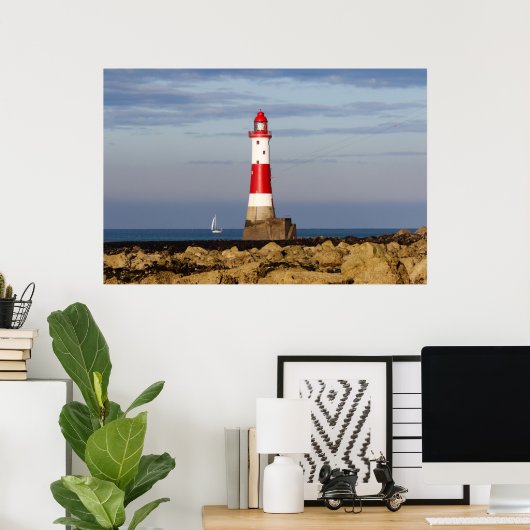 Lighthouses | Beachy Head Lighthouse England Poster (Thuiskantoor)