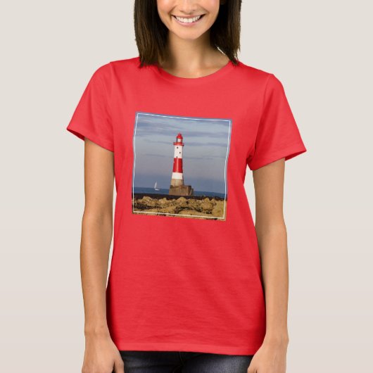 Lighthouses | Beachy Head Lighthouse England T-shirt (Voorkant)